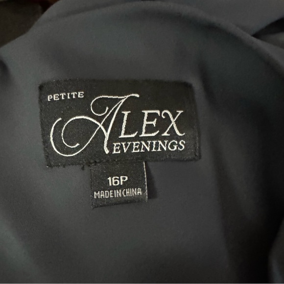 Alex Evenings Petite Beaded Ruched Sheath Dress - Picture 9 of 9